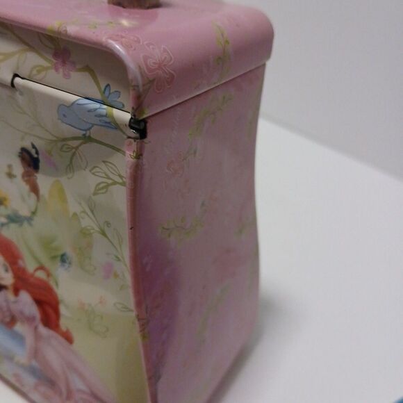 Disney Princess Metal Purse Handbag Snack Box – Beaded Handle - Picture 8 of 9